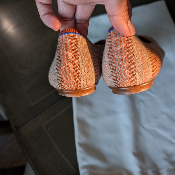 VHTF: Ltd Ed Rothy’s ➤ The Point Merino Wool Ballet Flat ➤ Camel Herringbone ➤ 7 - Picture 7 of 16
